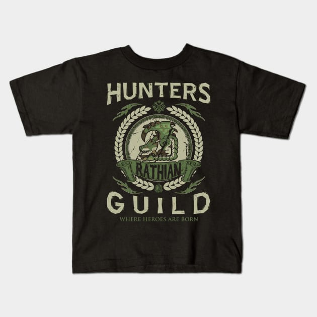 RATHIAN - HUNTERS GUILD Kids T-Shirt by Exion Crew